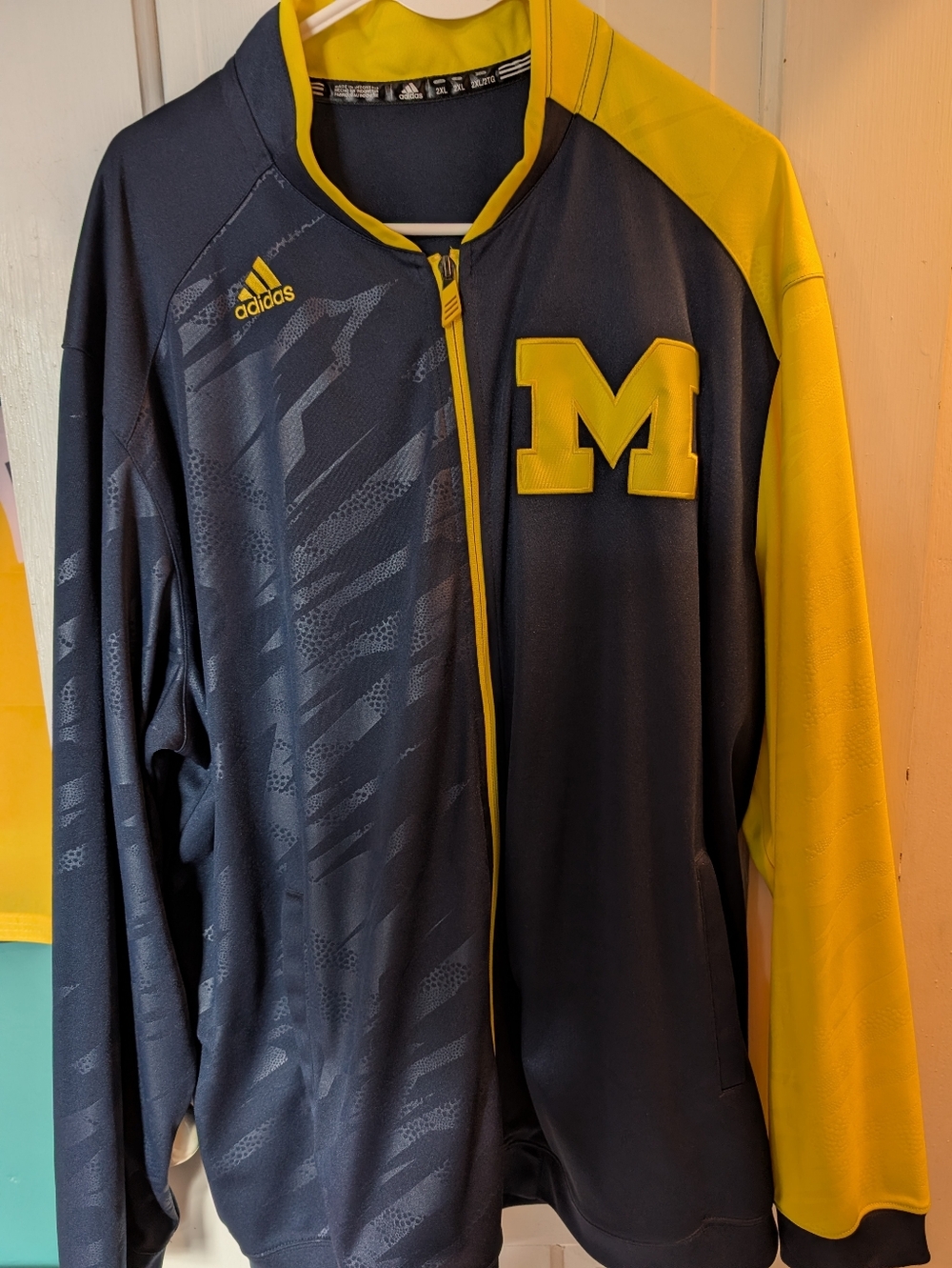 Michigan Wolverines Adidas Jacket XXL